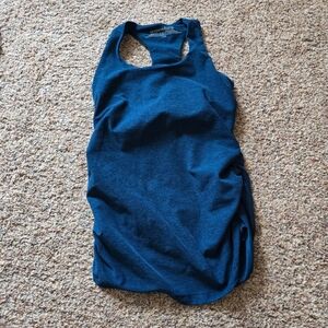 Blue Racerback Tank Top